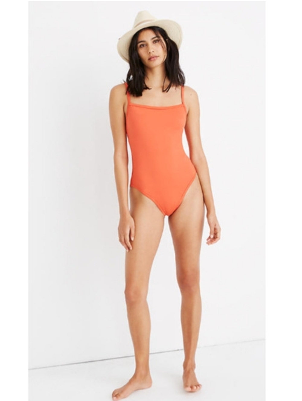 Madewell Second Wave Spaghetti Strap One Piece Swimsuit Size XXL